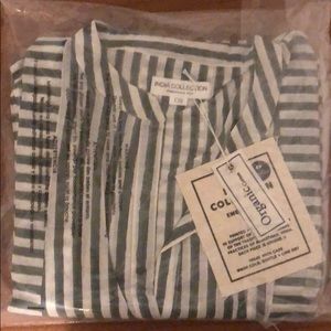 BNWT Emerson Fry Moss Stripe Short Caftan